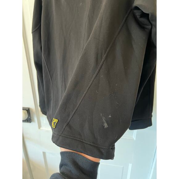 Klim Softshell Jacket Mens small Glacier Stretch Performance Coat black midlayer - Picture 6 of 7